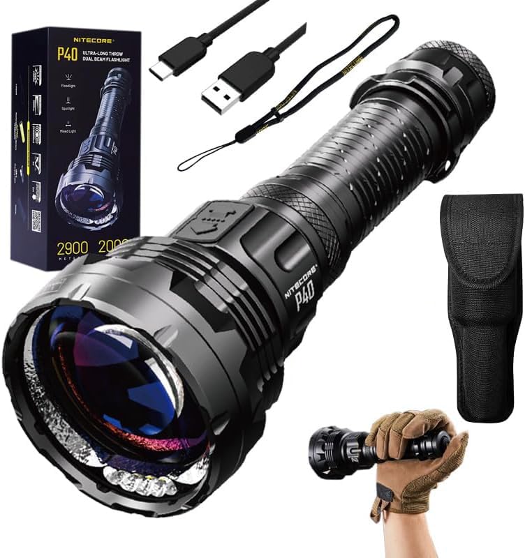 ライト・ランタン NITECORE P40 LEP Amazon.com: Nitecore P40 P40 Ultra-Long Throw Dual Beam LEP